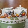 Kew Royal Botanic Gardens Sugar Bowl And Creamer Set "pear" Unused In Original Packaging, Box Immaculate Image 6