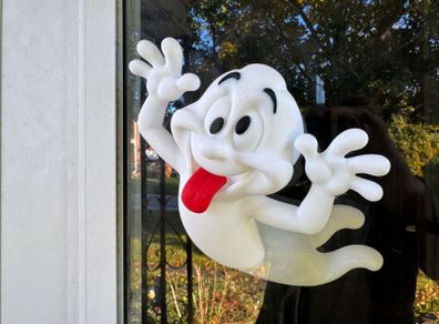 3D Printed Flying Ghost  Halloween Window Decoration