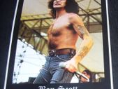 AC/DC Bon Scott Tribute Poster print A3 Size