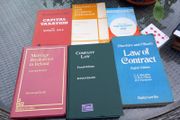 6 x law books, hard and paper backs, D18 post 7e