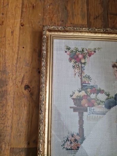 framed cross stitch