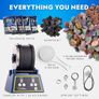 Rock Tumbler Kit - 1.36 kg Extra Large Capacity Barrel with 3-Speed Motor & 9-Day Timer, Includes Rocks for Tumbling & Rock Polishe Image 4