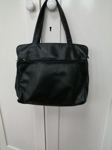 Enny Black Leather Bag