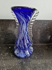 vintage glass vase