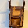 1987 Handcrafted Irish Yew Wood Miniature Wheelbarrow Image 3