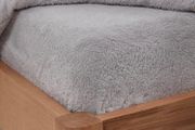 Teddy Fleece Fitted Bed Sheet Plain Thermal Warm Soft Luxury Sherpa Bedding (MULTIPLE SIZES)