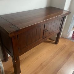 Solid heavy oak cabinet by Zocalo