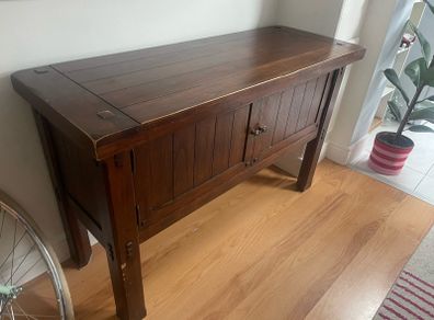 Solid heavy oak cabinet by Zocalo