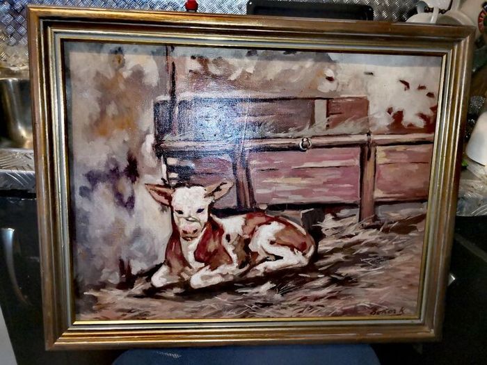 Karoly Bokor (1887-1997)oil painting