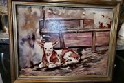 Karoly Bokor (1887-1997)oil painting
