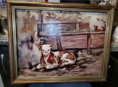 Karoly Bokor (1887-1997)oil painting