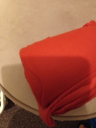 Red home festive throw