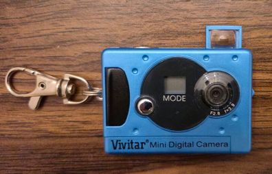 Miniature vintage digital camera