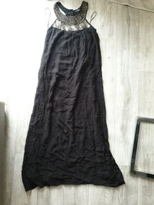 Next Black Maxi dress uk10 new
