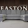 Easton Scatterback U Shape Fabric Sofa Image 7