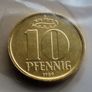 Gold plated East German coins DDR original vintage set Image 10