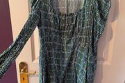 Greeny Blue Dress