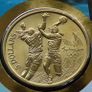 Olympics Australia 5 Dollars 2000 first day Handball coin & stamp cover Image 3