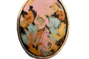 Leaf Motif Scarf Clip