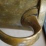 Antique Victorian Brass / Bell Metal Quart Measure Tankard Image 5