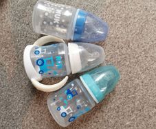 nuk bottles x6