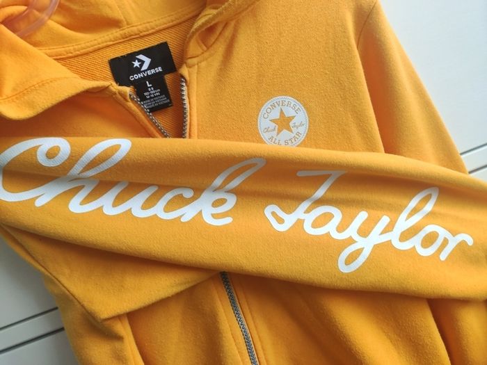 Converse Yellow Hoodie Youth Large (12-13 Yrs)