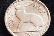 Ireland - 1966 - 3 Pence - Hare - UNC - KM.12a - [2228]