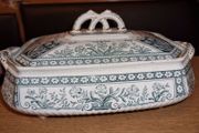 Antique C1870' Rare Burgess and Leigh Hill Pottery TUREEN  Pattern-Kaiser