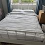 LIKE NEW IKEA stjarno king bed with valavag kingsize mattress - Image 4