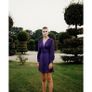ZARA jacquard purple mini dress, Small, bloggers Image 7