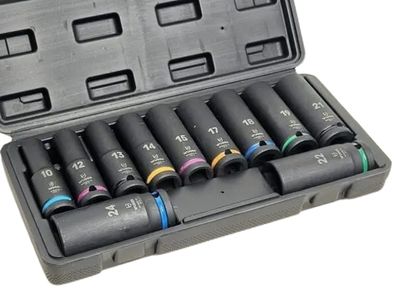 Manarola Professional 11-piece Impact Socket Set
