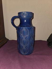 1960's Scheurich West Germany Blue Jug