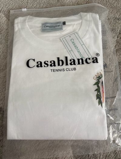 New white Casablanca T-shirt