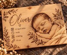 Laser Engraved Portrait