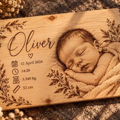 Laser Engraved Portrait