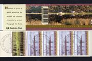 1992 Australia Wetlands Commemorative Stamp Booklet fine used with GPO Melbourne Cancel