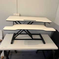 Adjustable Standing Desk Converter, Sit and be Stand