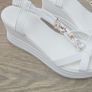 White Wedges Size 4 Brand new Image 6