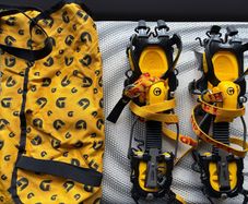 Grivel G12 NewMatic Crampons with Grivel Bag in Exceptional Condition