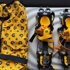 Grivel G12 NewMatic Crampons with Grivel Bag in Exceptional Condition