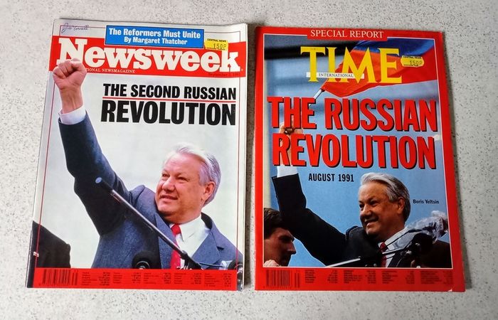 2 x Vintage Magazines " The Russian Revolution" 1991