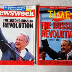 2 x Vintage Magazines " The Russian Revolution" 1991