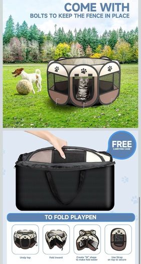 Portable Dog Playpen