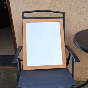 Light pine mirror