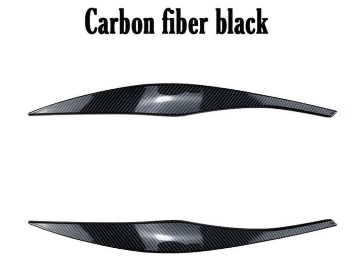 2pcs of Front Headlight Eyebrows for BMW 3 Series