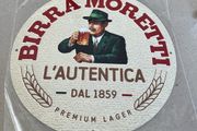 Moretti Beer Embossed Metal Sign 30.5 cm