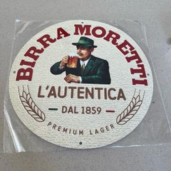 Moretti Beer Embossed Metal Sign 30.5 cm