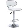 NEW SALE | Bar Stools 2 pcs White Faux Leather Image 6
