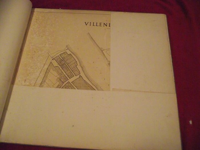 8 X 19th Century French walled city plans - 1816 to 1845