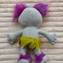 Widget World Talking Whatsit Blue Soft Toy Plush approx. 32 cm. Used Please see photos Image 7